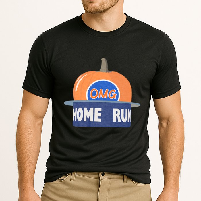 Playoff Pumpkin New York Omg Cooling Performance Crew T-Shirt