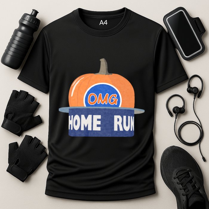 Playoff Pumpkin New York Omg Cooling Performance Crew T-Shirt