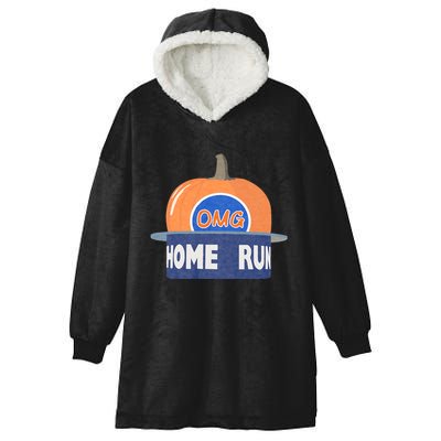 Playoff Pumpkin New York Omg Hooded Wearable Blanket