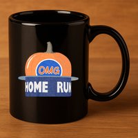 Playoff Pumpkin New York Omg 11oz C Handle Ceramic Mug