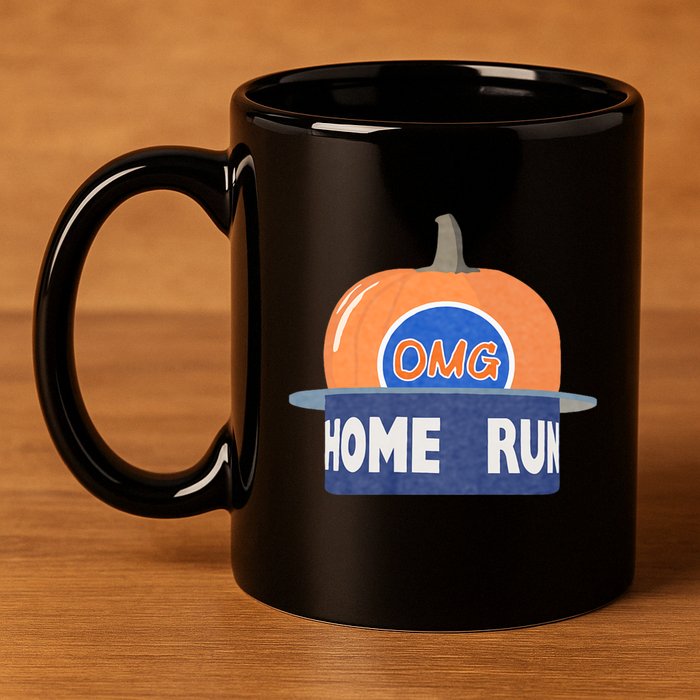 Playoff Pumpkin New York Omg 11oz C Handle Ceramic Mug