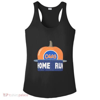 Playoff Pumpkin New York Omg Ladies PosiCharge Competitor Racerback Tank