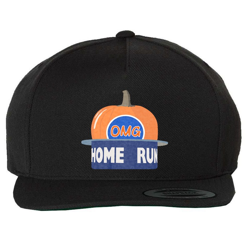 Playoff Pumpkin New York Omg Wool Snapback Cap