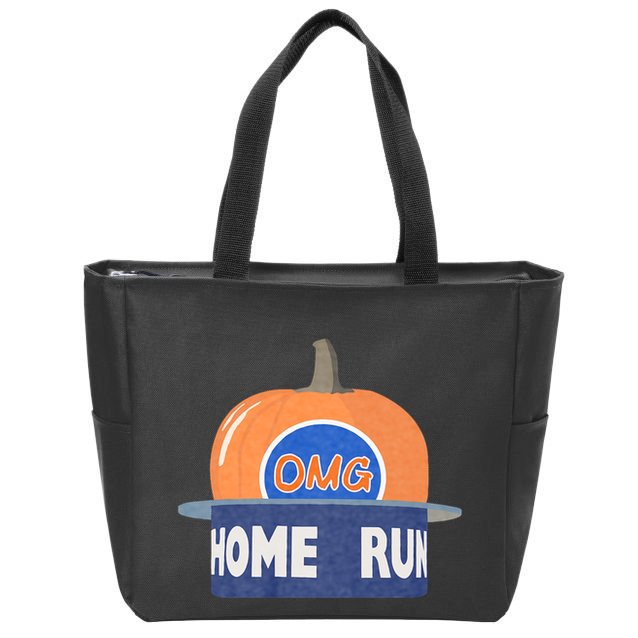 Playoff Pumpkin New York Omg Zip Tote Bag