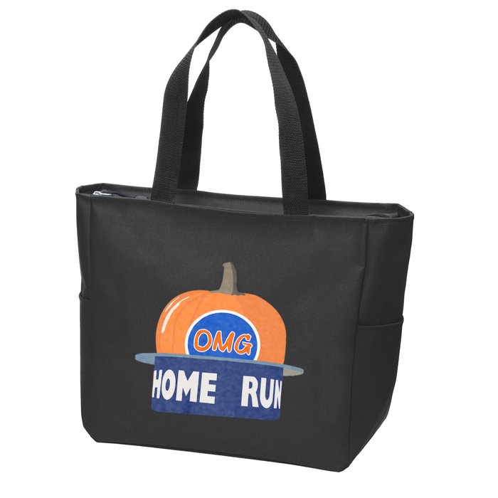 Playoff Pumpkin New York Omg Zip Tote Bag