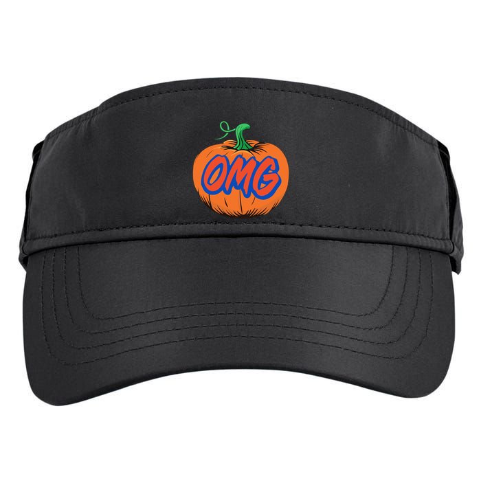 Playoff Pumpkin New York Omg Adult Drive Performance Visor