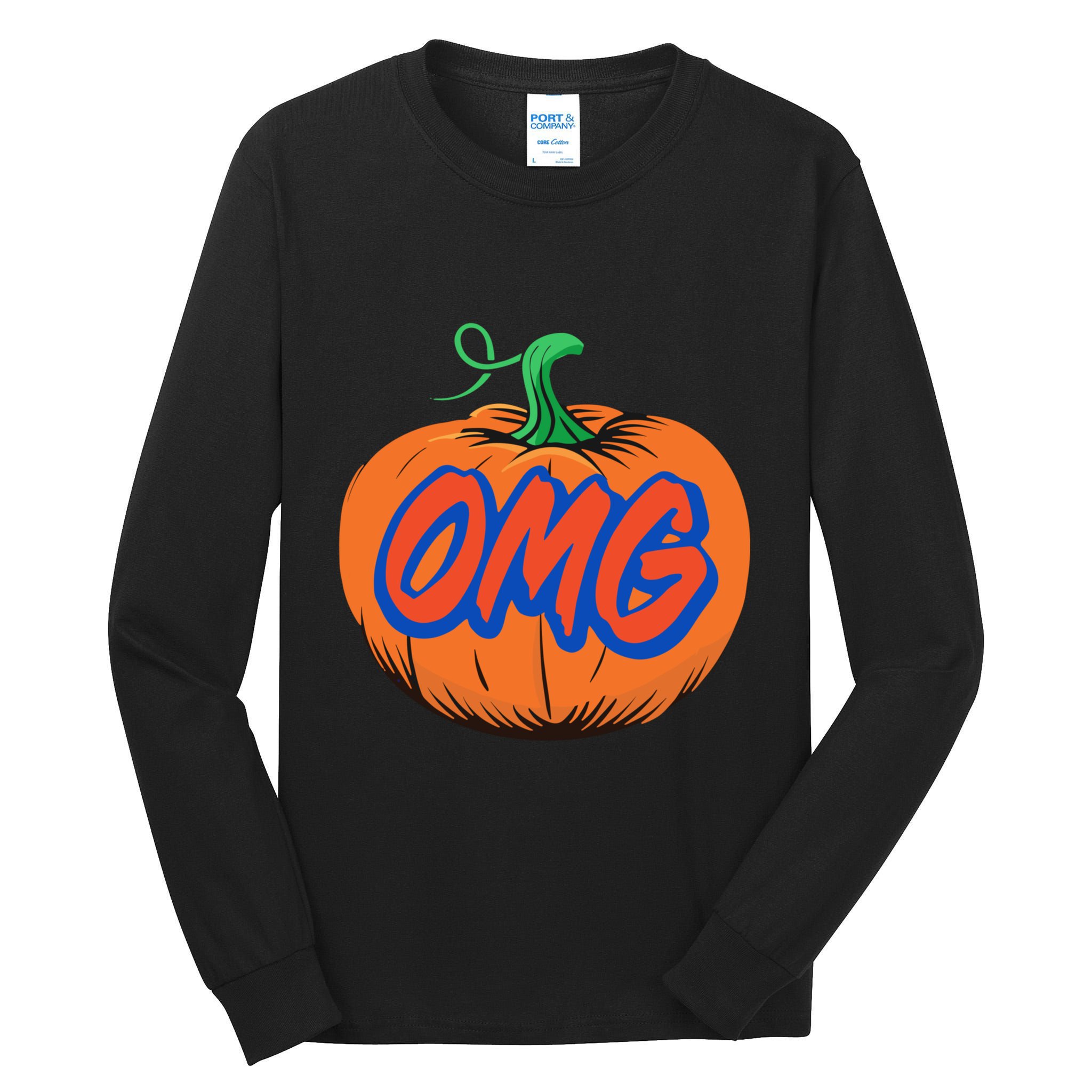 Playoff Pumpkin New York Omg Tall Long Sleeve T-Shirt