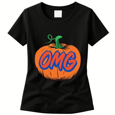 Playoff Pumpkin New York Omg Womens T-Shirt