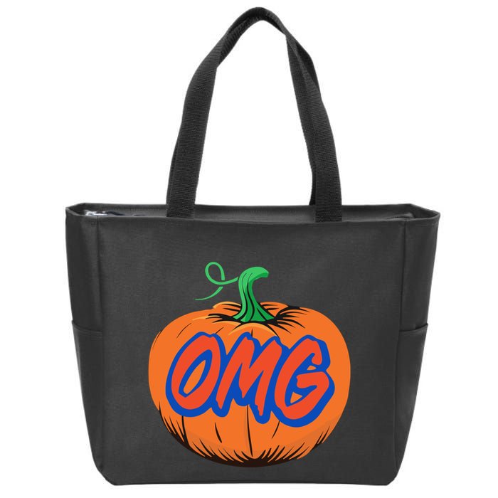 Playoff Pumpkin New York Omg Zip Tote Bag