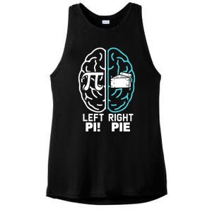 Left Right Funny Pi Day Ladies PosiCharge Tri-Blend Wicking Tank