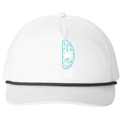 Left Right Funny Pi Day Snapback Five-Panel Rope Hat