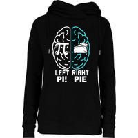 Left Right Funny Pi Day Womens Funnel Neck Pullover Hood