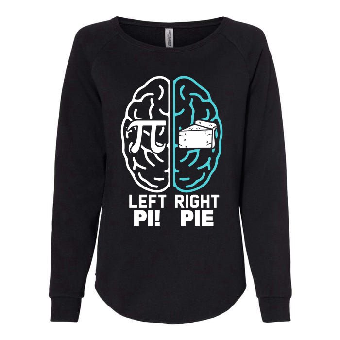 Left Right Funny Pi Day Womens California Wash Sweatshirt