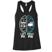 Left Right Funny Pi Day Women's Racerback Tank