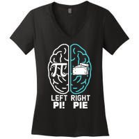 Left Right Funny Pi Day Women's V-Neck T-Shirt