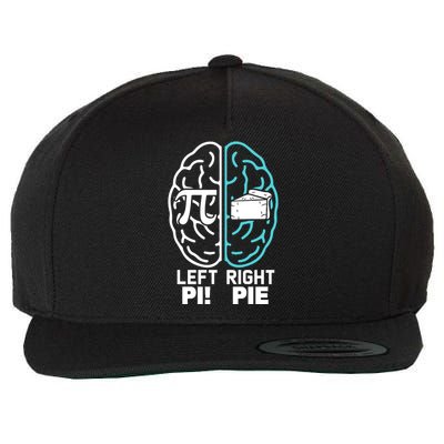 Left Right Funny Pi Day Wool Snapback Cap