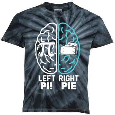 Left Right Funny Pi Day Kids Tie-Dye T-Shirt