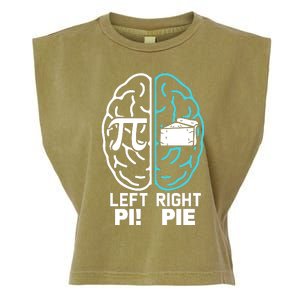 Left Right Funny Pi Day Garment-Dyed Women's Muscle Tee