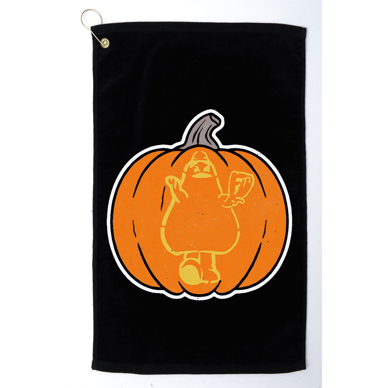 Playoff Pumpkin New York Golf Towel
