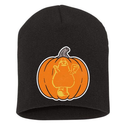 Playoff Pumpkin New York Short Acrylic Beanie