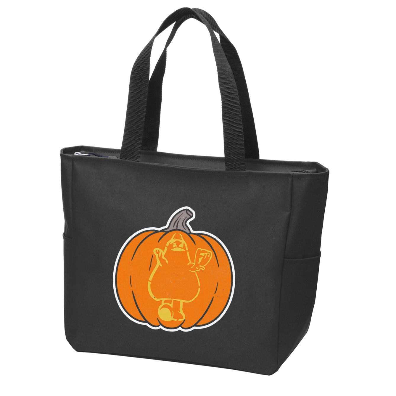 Playoff Pumpkin New York Zip Tote Bag