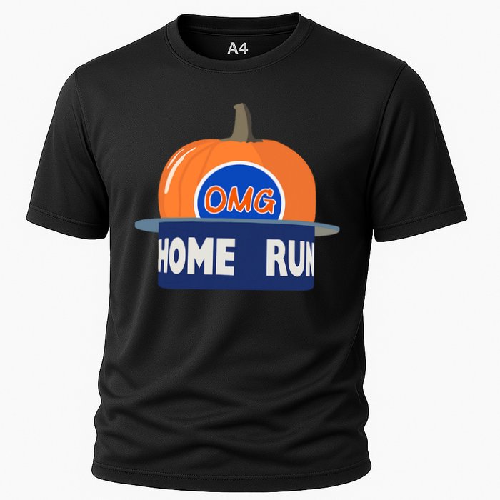 Playoff Pumpkin New York Omg Cooling Performance Crew T-Shirt