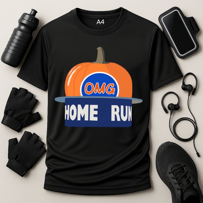 Playoff Pumpkin New York Omg Cooling Performance Crew T-Shirt
