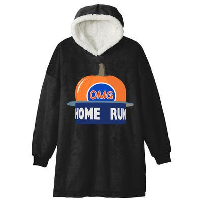 Playoff Pumpkin New York Omg Hooded Wearable Blanket