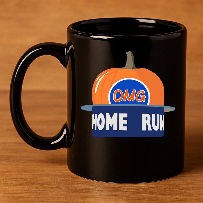 Playoff Pumpkin New York Omg 11oz C Handle Ceramic Mug