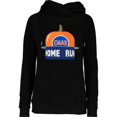 Playoff Pumpkin New York Omg Womens Funnel Neck Pullover Hood