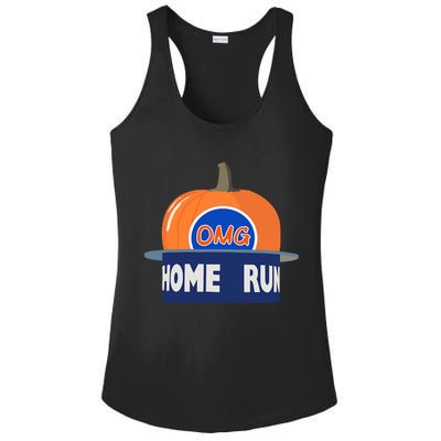 Playoff Pumpkin New York Omg Ladies PosiCharge Competitor Racerback Tank