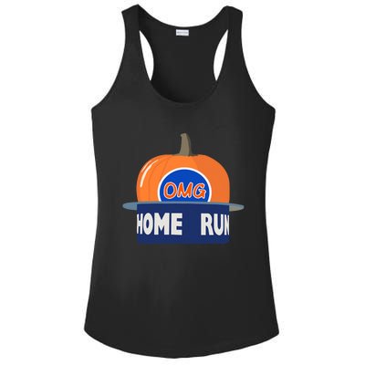 Playoff Pumpkin New York Omg Ladies PosiCharge Competitor Racerback Tank