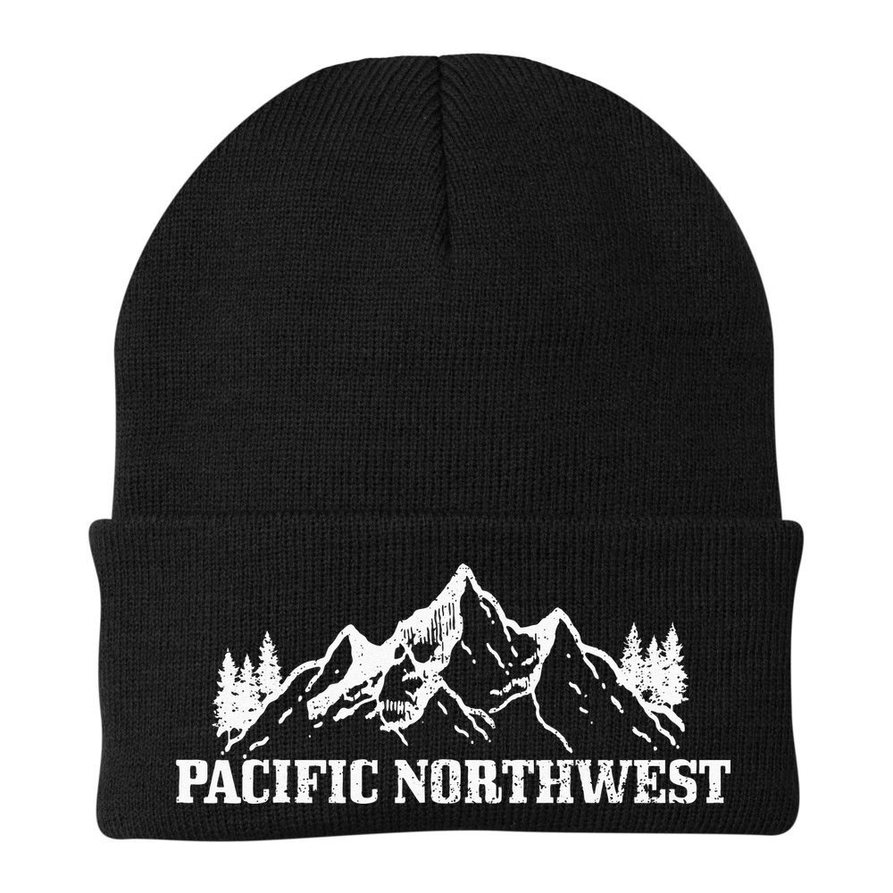 PNW Pacific Northwest Vintage Oregon Washington Gift Beanie