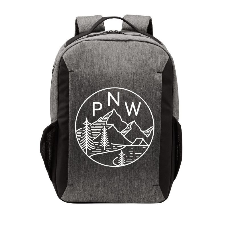 PNW Pacific Northwest Outdoors Trees Mountain Vector Backpack