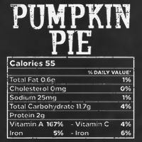 Pumpkin Pie Nutrition Facts Thanksgiving Matching Family Cool Comfort Performance Bucket Hat