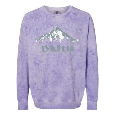 Pnw Pacific North West Colorblast Crewneck Sweatshirt