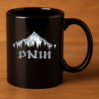 Pnw Pacific North West 11oz C Handle Ceramic Mug
