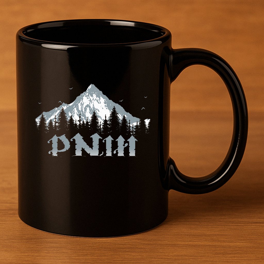 Pnw Pacific North West 11oz C Handle Ceramic Mug