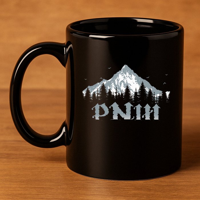 Pnw Pacific North West 11oz C Handle Ceramic Mug