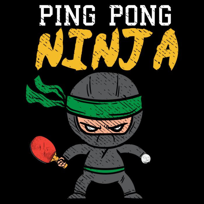 Ping Pong Ninja Table Tennis Gift Backpack