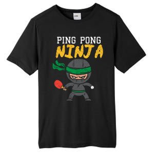 Ping Pong Ninja Table Tennis Gift Tall Fusion ChromaSoft Performance T-Shirt