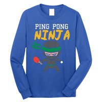 Ping Pong Ninja Table Tennis Gift Long Sleeve Shirt