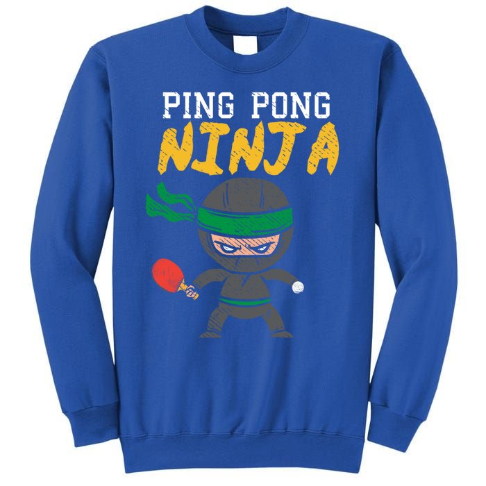 Ping Pong Ninja Table Tennis Gift Sweatshirt