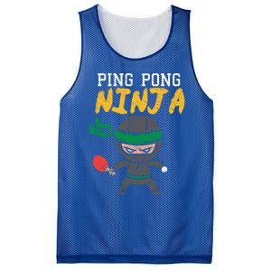 Ping Pong Ninja Table Tennis Gift Mesh Reversible Basketball Jersey Tank