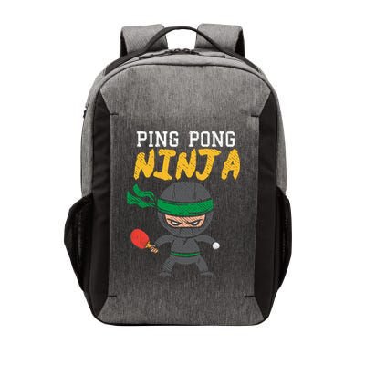 Ping Pong Ninja Table Tennis Gift Vector Backpack