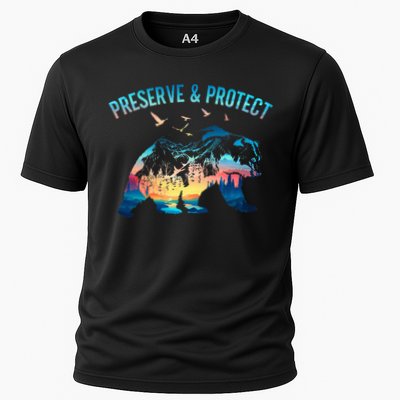 Preserve & Protect National Park Nature Forest Bear Wildlife Performance Shirt