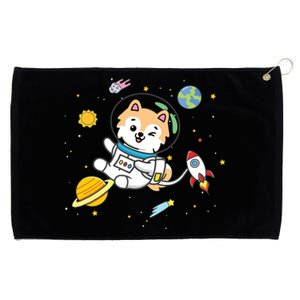 Pomeranian Grommeted Golf Towel