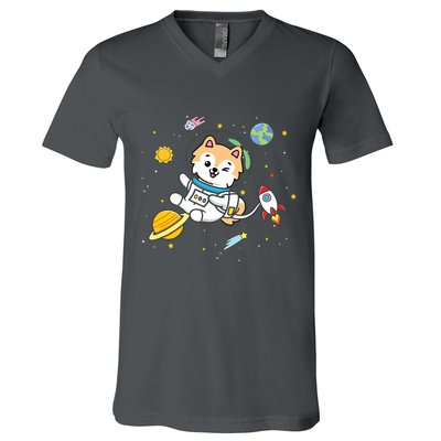 Pomeranian V-Neck T-Shirt