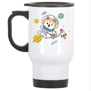 Pomeranian Stainless Steel Travel Mug