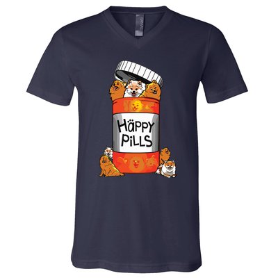 Pomeranian V-Neck T-Shirt